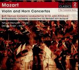 Mozart Wolfgang Amadeus Violin And Horn Concertos