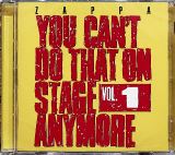 Zappa Frank You Can't Do That On Stage Anymore Vol. 1