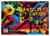 BOBO BLOK Akvarelový karton A4, 10 volných listů