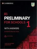 Cambridge University Press B1 Preliminary for Schools 1 for revised exam from 2020 Students Book with Answers with Audio