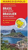 Marco Polo Brazílie,Bolívie,Paraguay,Uruguay/mapa 1