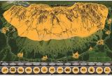 Stírací mapa Vysoké Tatry – zlatá Deluxe XL
