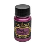 Cadence Cadence metalická barva na textil 50 ml - cyklaménová