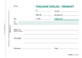 OPTYS Příjmový doklad jedn., s DPH, A6, 100 l., NCR