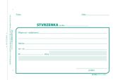 OPTYS Stvrzenka, A6, 100 listů, NCR