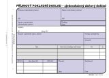 OPTYS Příjmový doklad zjednodušený, A6, 100 listů, NCR