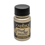 Cadence Cadence metalická barva na textil 50 ml - platinová