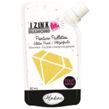 Aladine IZINK diamantová barva 24 CARATS 80ml - žlutá