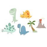 SIZZIX SIZZIX Thinlits vyřezávací kovové šablony - Dinosauři 9 ks