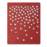 SIZZIX SIZZIX Thinlits vyřezávací kovové šablony - Padající srdce 4 ks