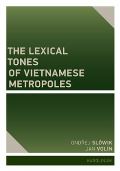 Karolinum The Lexical Tones of Vietnamese Metropoles