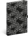 Presco Group Notes - Star Wars Black linkovaný, 13 × 21 cm