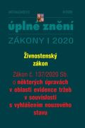 kolektiv autorů Aktualizace I/2 - Živnostenský zákon, Zákon o některých úpravách v oblasti evidence tržeb v souvislo