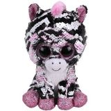 Ty TY Beanie Boos flitrový ZOEY - zebra 15 cm