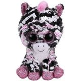 Ty TY Beanie Boos flitrov ZOEY - zebra 15 cm