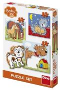 Dino Puzzle Zvířátka - dětský set
