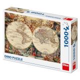 Dino Puzzle Historická mapa 1000 dílků