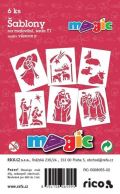 Magic MAGIC papír šablony na malování VÁNOCE I
