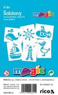 Magic MAGIC papír šablony na malování MOŘE II