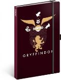 Presco Group Notes Harry Potter – Gryffindor linkovaný, 13 × 21 cm