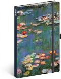 Presco Group Notes Claude Monet, linkovaný, 13 × 21 cm