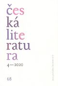 stav pro eskou literaturu AV esk literatura 4/2020