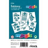 Magic šablony MAGIC papírové šablony na malování MOŘSKÝ SVĚT