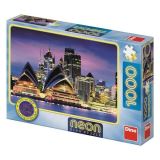 Dino Puzzle Opera v Sydney NEON 1000 svítících dílků
