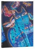 Paperblanks Paperblanks Diář - Blue Cats & Butterflies / midi