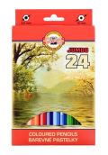 KOH-I-NOOR HARDTMUTH Koh-i-noor pastelky JUMBO - krajina, 24 ks