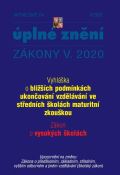 Poradce Aktualizace V/4 2020 Zkon o vysokch kolch - Vyhlka o blich podmnkch