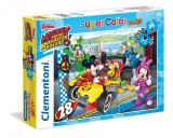 CLEMENTONI Clementoni Puzzle Maxi Mickey závodník / 24 dílků