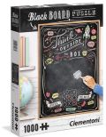CLEMENTONI Clementoni Puzzle Black Board Thin Outside / 1000 dílků