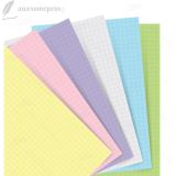 FILOFAX Filofax papír čtverečkovaný A5 - pastelový