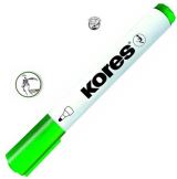 Kores Kores Permanentní popisovač K-MARKER na bílé tabule a flip charty, kulatý hrot 3 mm, zelený