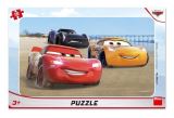 Dino Puzzle Cars závodí 15 dílků na podložce