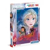 CLEMENTONI Clementoni Puzzle Supercolor Frozen II / 180 dílků