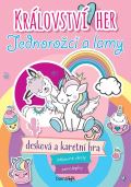 kolektiv autorů Království her jednorožci a lamy - Zábavné úkoly, samolepky, desková a karetní hra