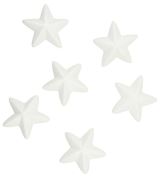Anděl Přerov Dílky z polystyrenu - hvězdy 6 cm (6 ks)