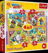 TREFL Puzzle: Super Zings 4v1 (35,48,54,70 dílků)