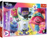 TREFL Puzzle: Trollové 2: Náš hudební svět MAXI 24 dílků