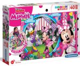 CLEMENTONI Puzzle Supercolor Floor Minnie/40 dílků