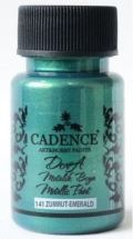 Cadence Cadence metalická akrylová barva - emeraldová zelená