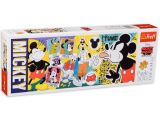 TREFL Panoramatické Puzzle: Legendární Myšák Mickey 500 dílků