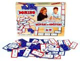 Bonaparte Domino sčítání a odčítání do 10 - společenská hra 60 ks v krabici
