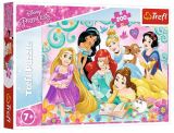 TREFL Puzzle: Šťastný svět princezen 200 dílků
