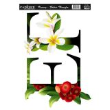 Aladine Cadence transferový obrázek na textil 25 x 35 cm / Písmena E, F