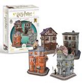 CubicFun Harry Potter 3D puzzle Příčná ulice 4v1 - 181 dílků