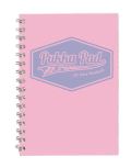 Pukka Pad Pukka Pad Spirálový blok Pastel A5, papír 80g, 100 listů, růžový
