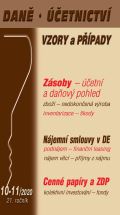 Poradce DÚVaP 10-11/2020 Zásoby - účetně a daňově, Nájemní smlouvy v DE, Cenné papíry a ZDP